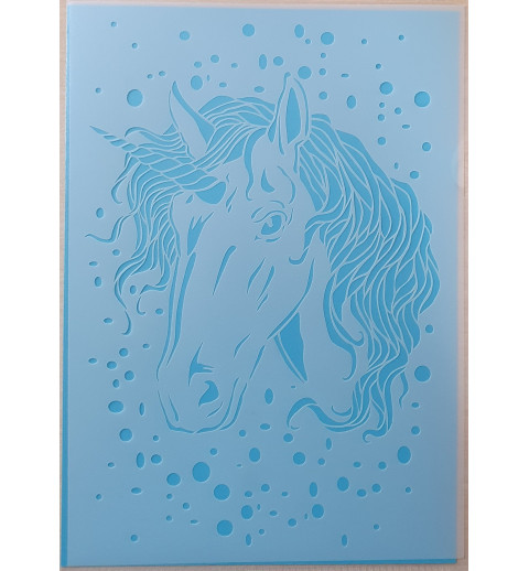 Schablone Einhorn
