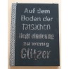 Schild Glitzer