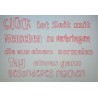 Schablone Glück ist......