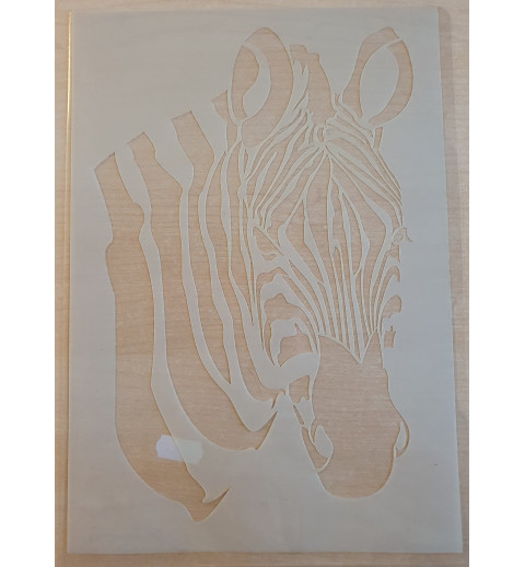 Schablone Zebra