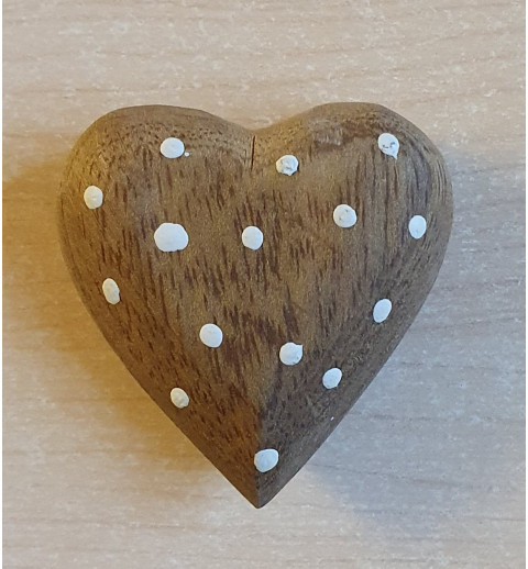 Holz Herz braun