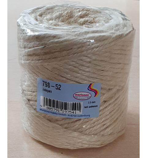 Jutegarn creme