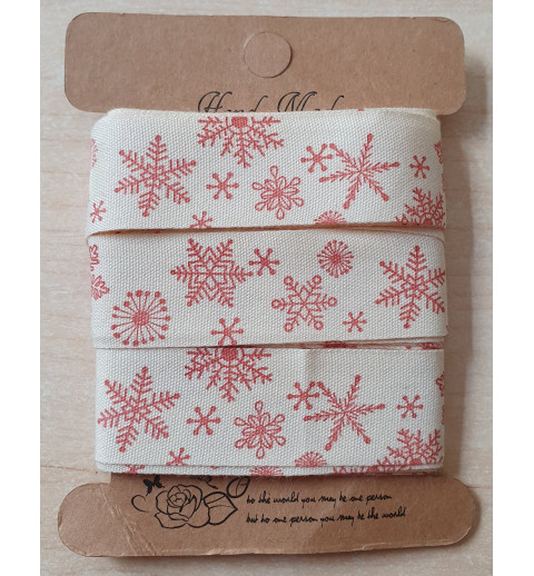 Deko Band Schneeflocken
