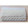 Spitzenband creme