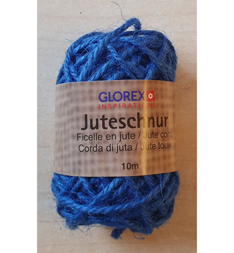Juteschnur blau