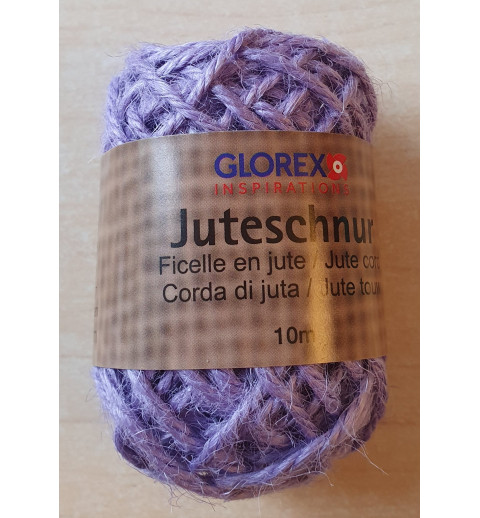Juteschnur lila