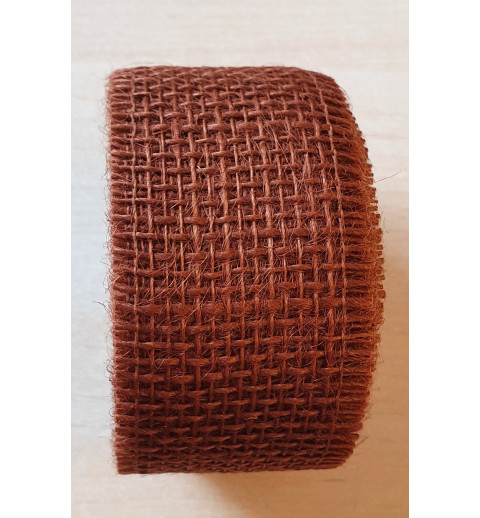 Juteband braun