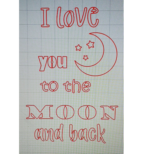Schablone to the Moon...