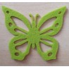 Filz Schmetterling grün