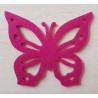 Filz Schmetterling pink