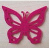 Filz Schmetterling pink