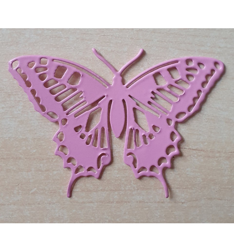 Metall Schmetterling rosa