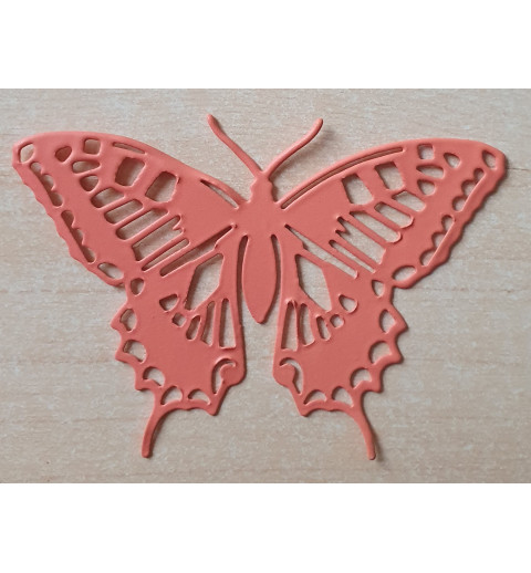 Metall Schmetterling orange