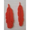 Filz Feder orange