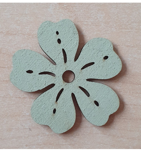 Holz Blume mint