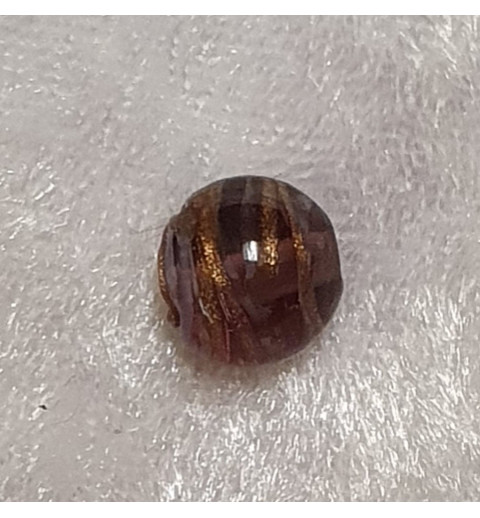 Glasperlen mauve