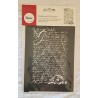 Siebdruck-Schablone Schrift