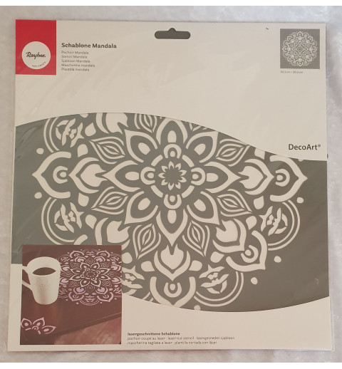 Schablone Mandala