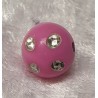 Strassperlen Kunststoff rosa
