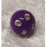 Strassperlen Kunststoff violette