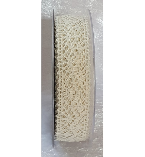 Spitzenband creme