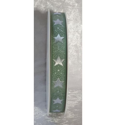 Dekoband Sterne mint