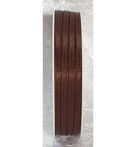 Dekoband Satin braun