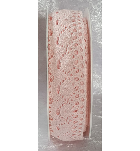 Spitzenband rosa