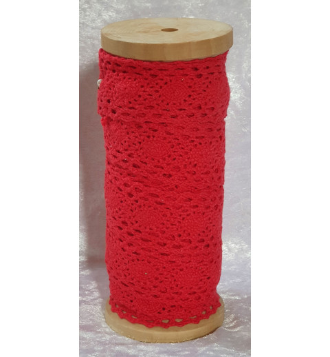 Spitzenband rot