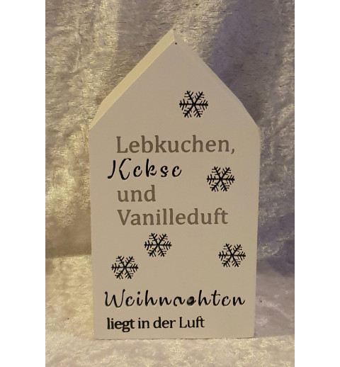 Holz Häuschen mit Led
