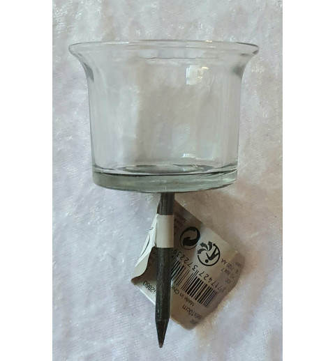Windlicht Glas zum Stecken