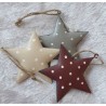 Metall Stern bordeaux
