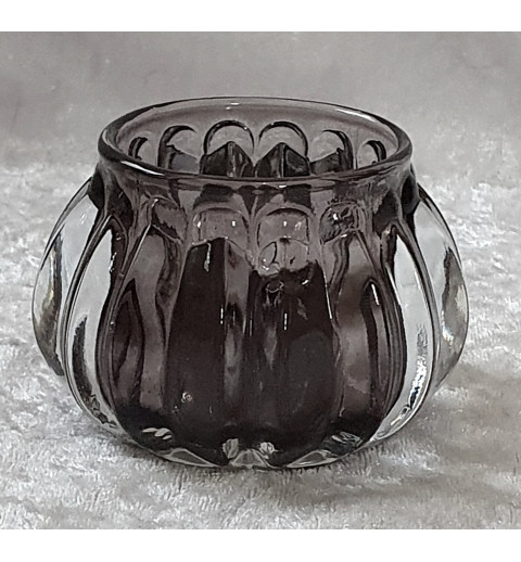 Teelicht Glas anthrazit