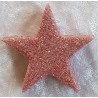 Glitter Stern Mauve