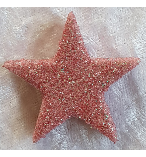 Glitter Stern Mauve