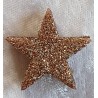 Glitter Stern Braun
