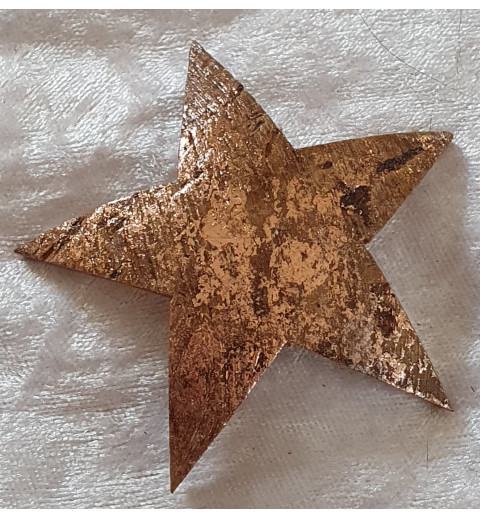 Kokos Stern kupfer