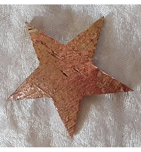 Kokos Stern kupfer