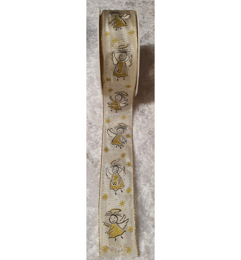 Deko Band Engel mit Drahtkante