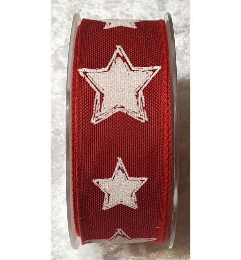Deko Band Sterne rot