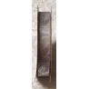 Deko Band Blätter taupe/silber
