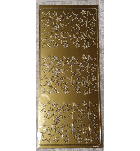 Sticker Sterne gold