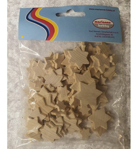 Holzsterne assortiert