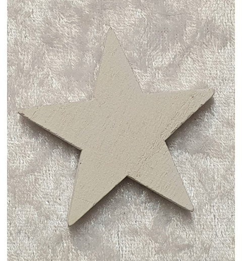 Holz Stern weiss