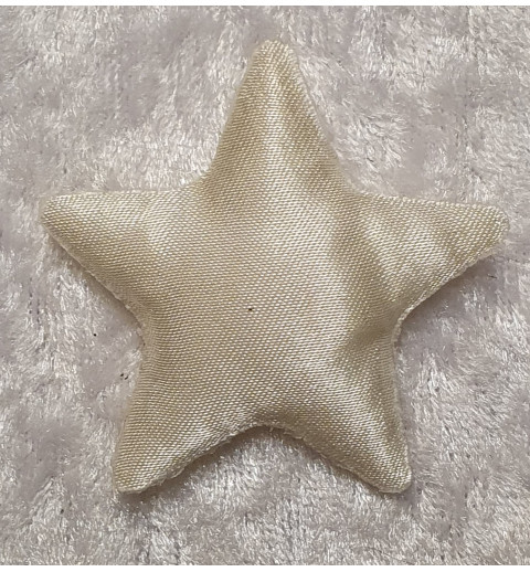 Stoff Stern creme