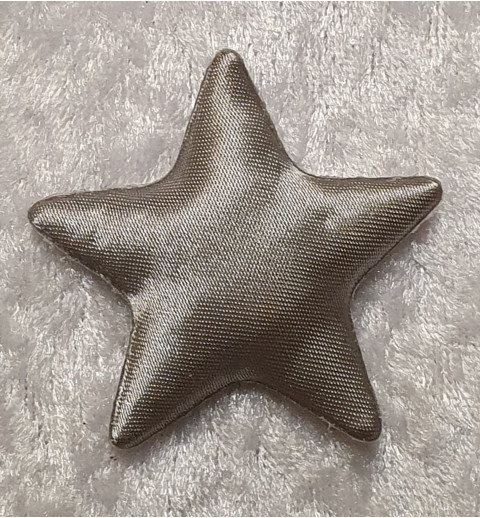 Stoff Stern grau