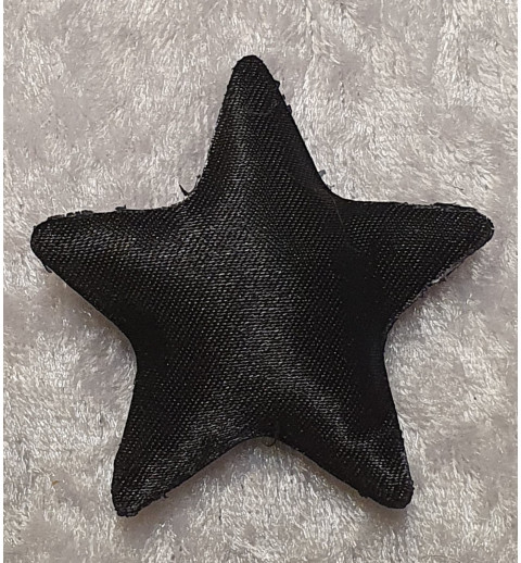 Stoff Stern schwarz