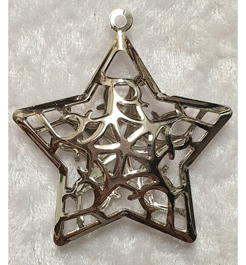 Metall Stern silber