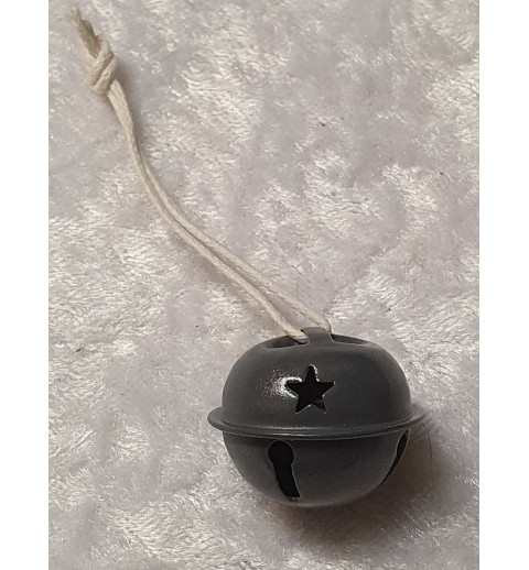 Metall Glocke grau