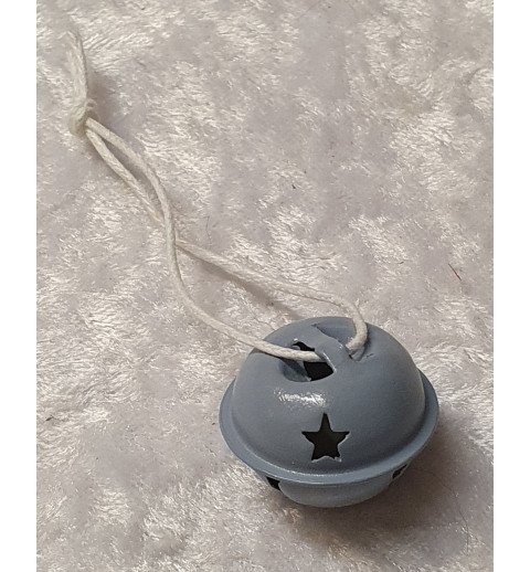 Metall Glocke rauchblau
